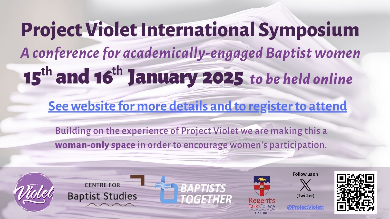 Project Violet Symposium Adver