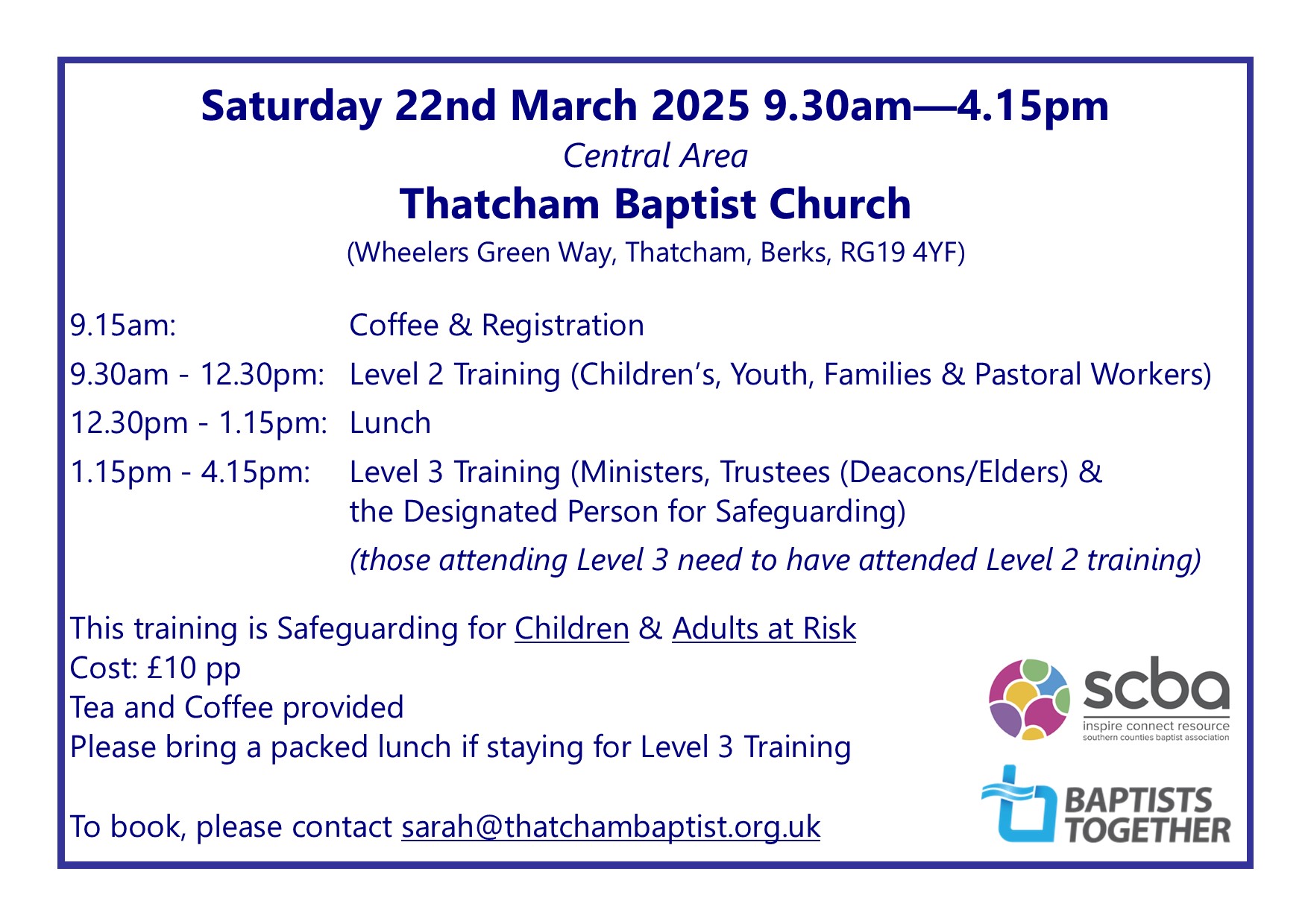 Thatcham Safeguarding Training