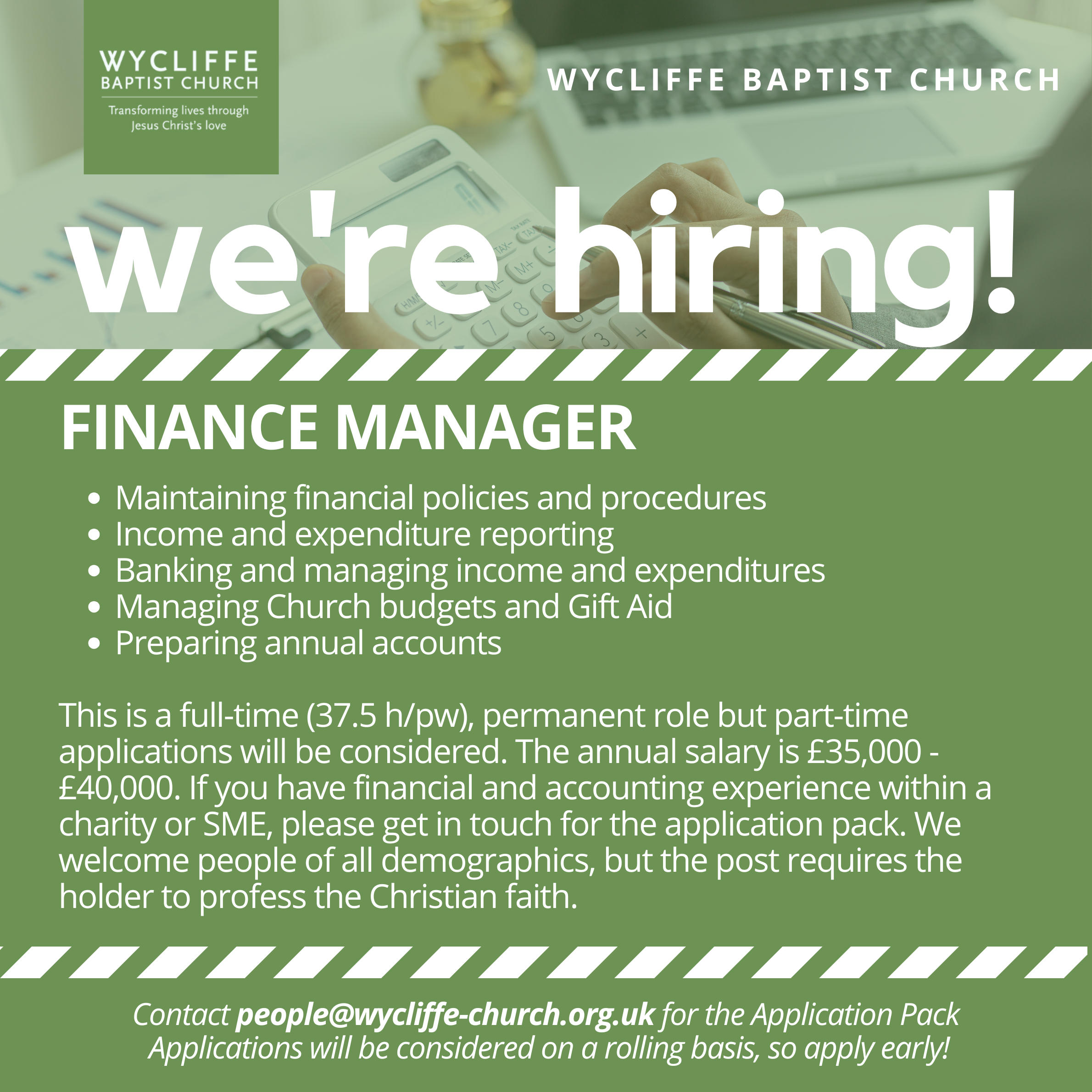 Wycliffe BC Finance Manager Ju