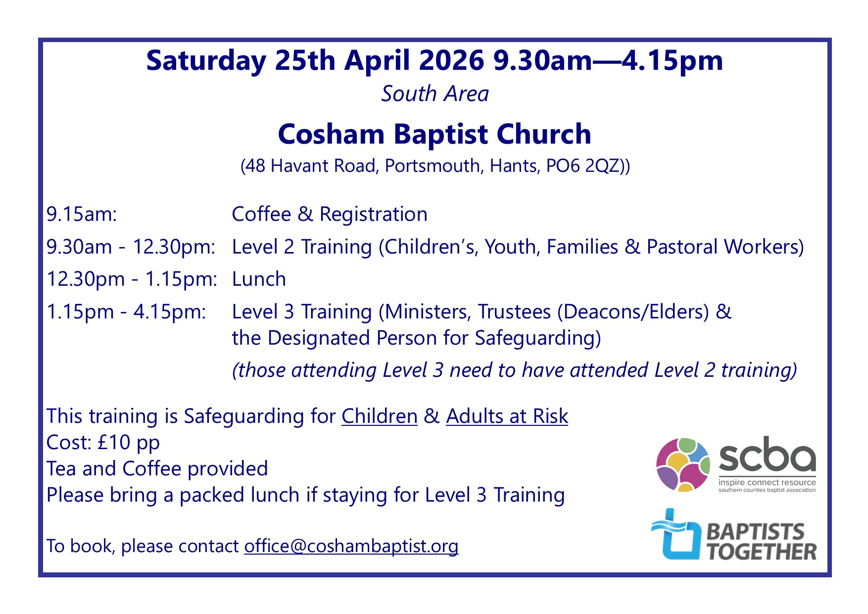Cosham Safeguarding Training A