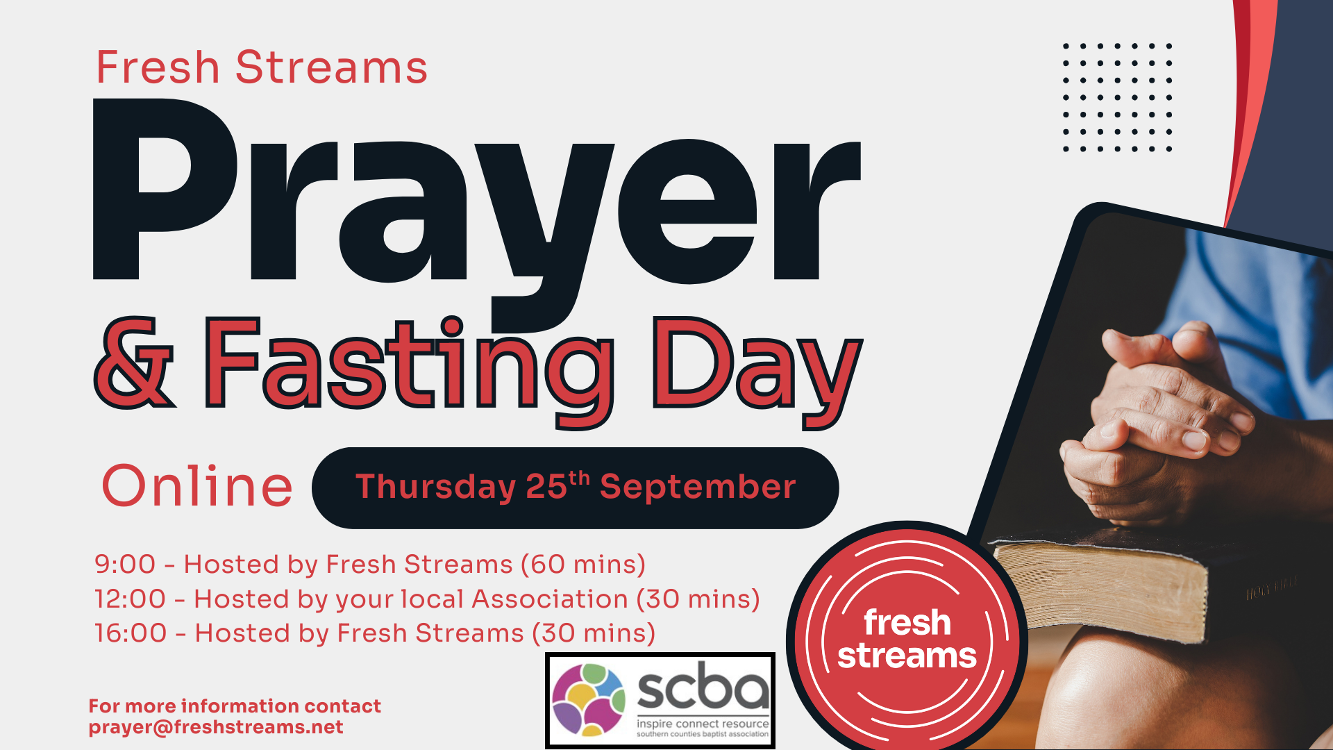 Fresh Streams Day of Prayer &