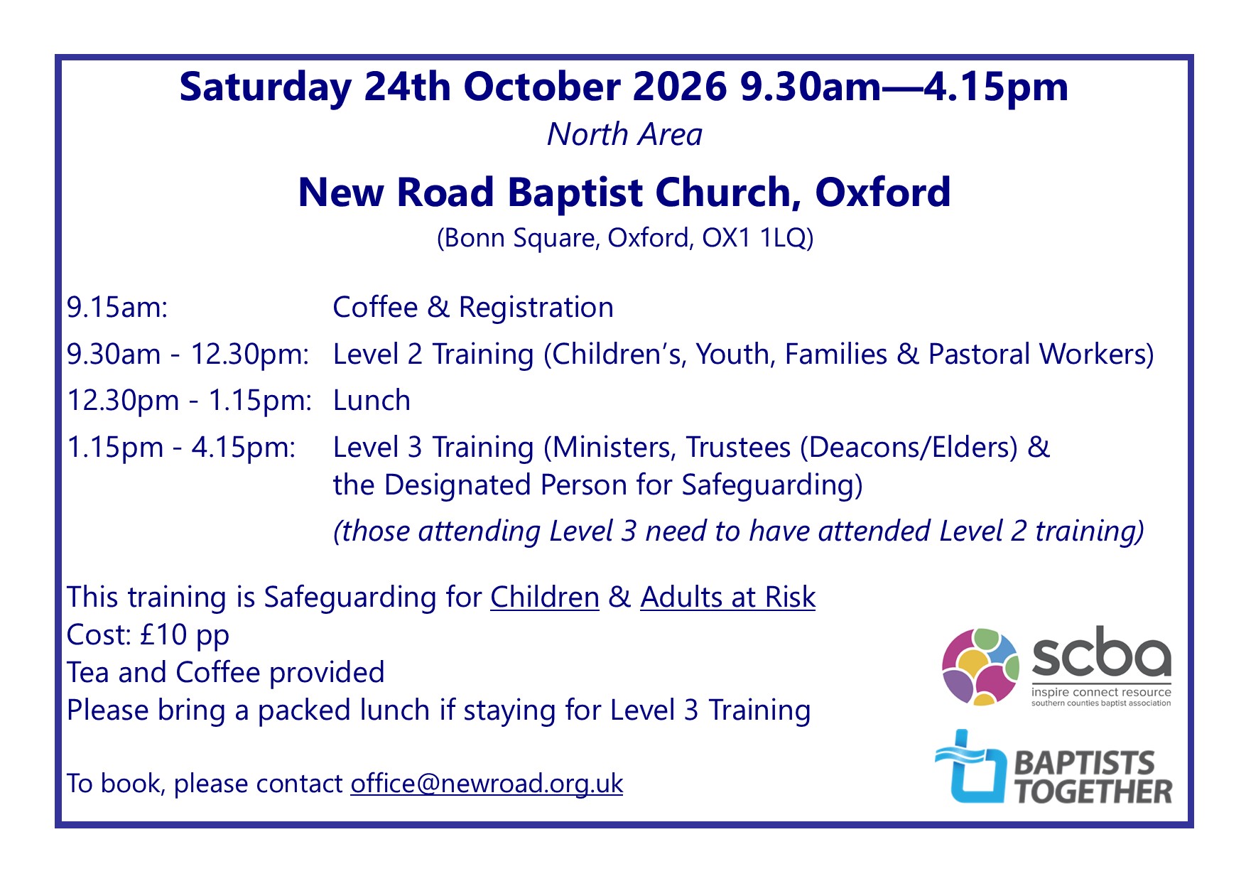 New Road Safeguarding Training