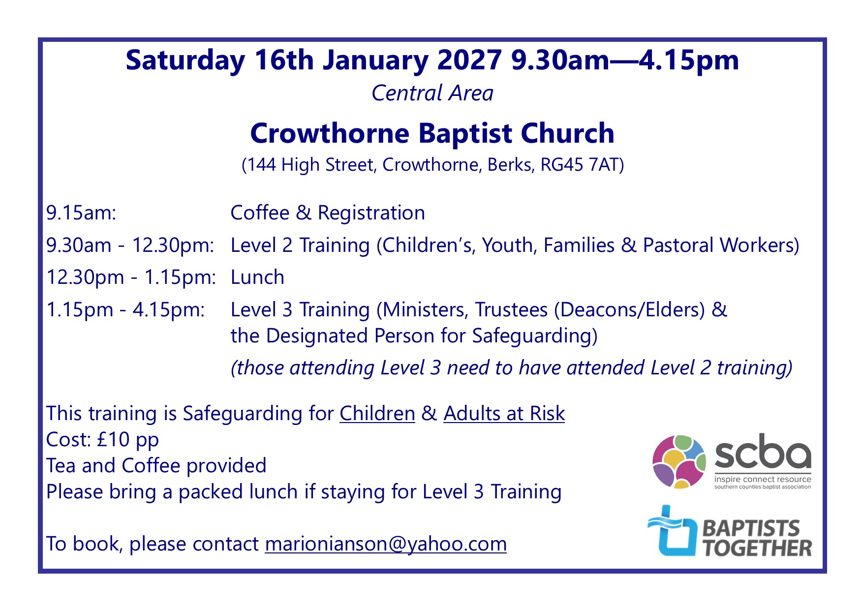 Crowthorne Safeguarding Traini